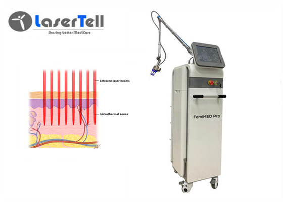 ISO Lasertell หน้าจอ 10.4 นิ้ว Co2 Fractional Laser Equipment