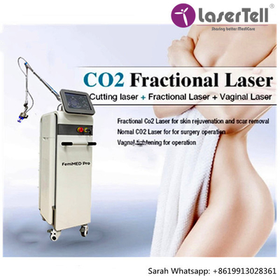 10600nm Co2 Fractional Laser Machine ผลิตภัณฑ์ดูแลผิวกำจัดริ้วรอย Acne Rejuvenation