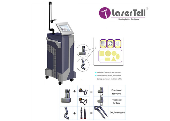 40W Lasertell Fractional Co2 เครื่อง Ce อนุมัติRf